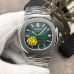 Swiss Replica Patek Philippe Nautilus Green Dial Watch - GB Factory